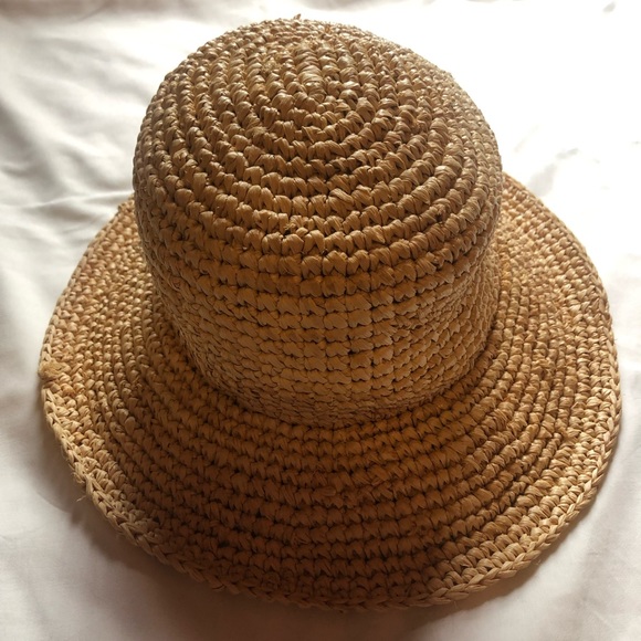 ❤️Vintage Corroboree Australia Packable Straw Hat Sac-Hat Packable - Picture 1 of 5